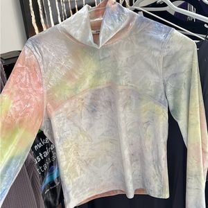 Aritzia Wilfred free Velvet Multicolour mockneck
